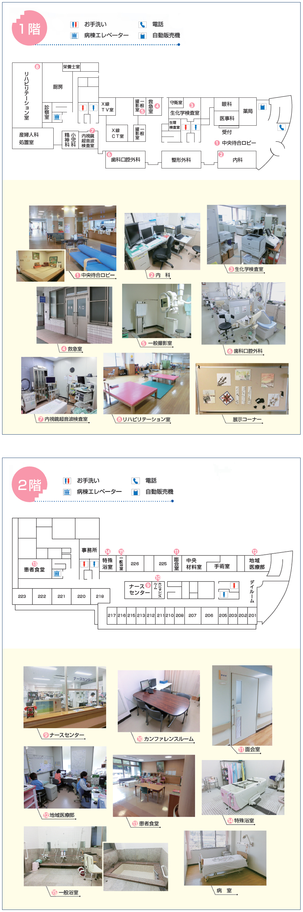 飯南病院　施設案内図